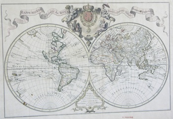 Appraisal: An Antique Mappe Monde a l'usage du Roy by Guillaume