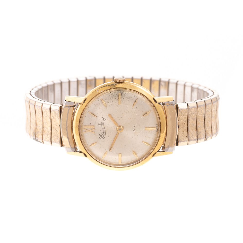 Appraisal: A Lucien Piccard Men's Wristwatch in K K yellow gold