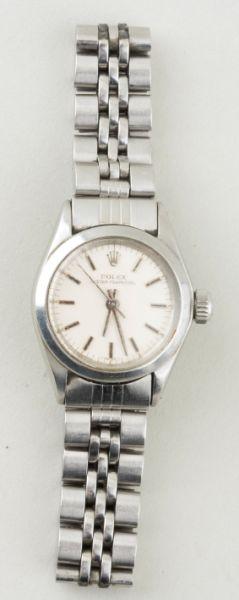 Appraisal: Lady's Rolex Oyster Perpetual Wrist Watch automatic movement white stick