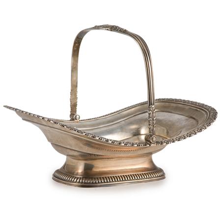 Appraisal: George IV Silver Basket Estimate -