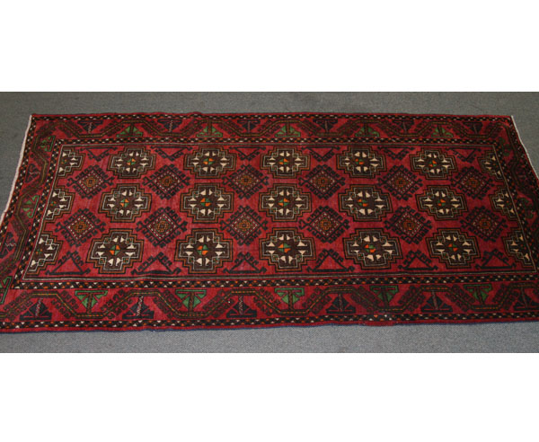 Appraisal: Decorative Hand Made Baloch Area Rug ' x '