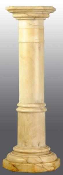 Appraisal: Marble Pedestal Table Description Some minor chips Condition Excellent Size