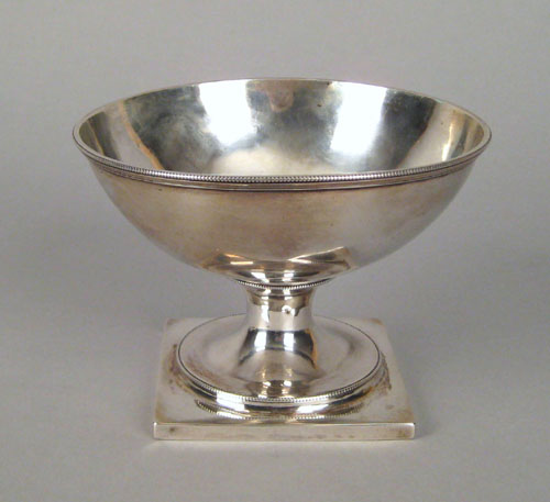 Appraisal: Philadelphia silver bowl late th c bearing the touch of