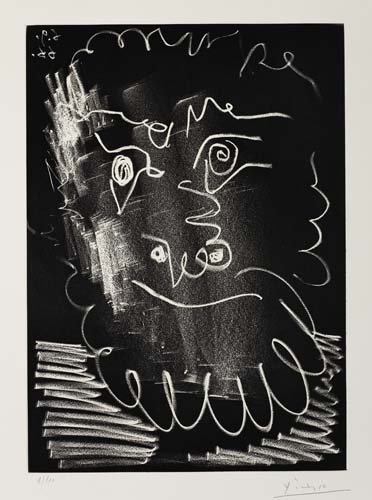 Appraisal: PABLO PICASSO Papiers Coll s - Aquatint x mm x