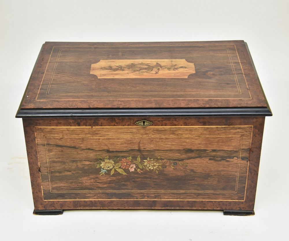 Appraisal: Swiss Twelve Tune Selection Music Box Swiss twelve tune selection