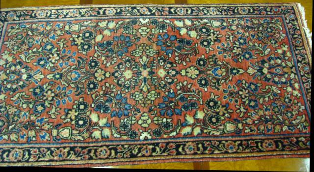 Appraisal: Antique Persian rug circa Sarouk good condition ' x '