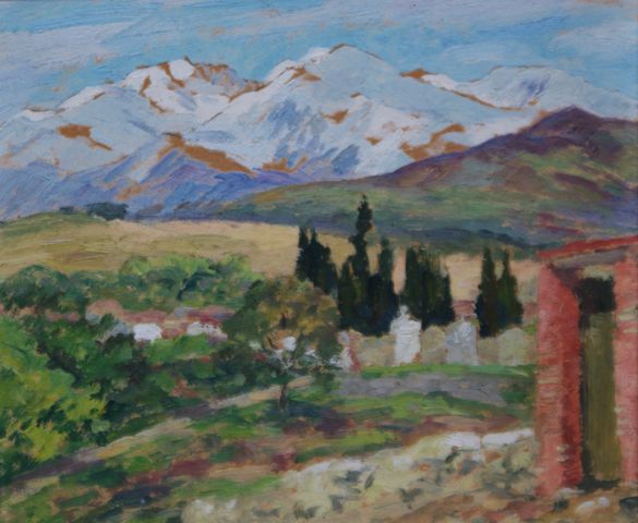 Appraisal: Rupert Bunny - Cassis South of France oil on composition