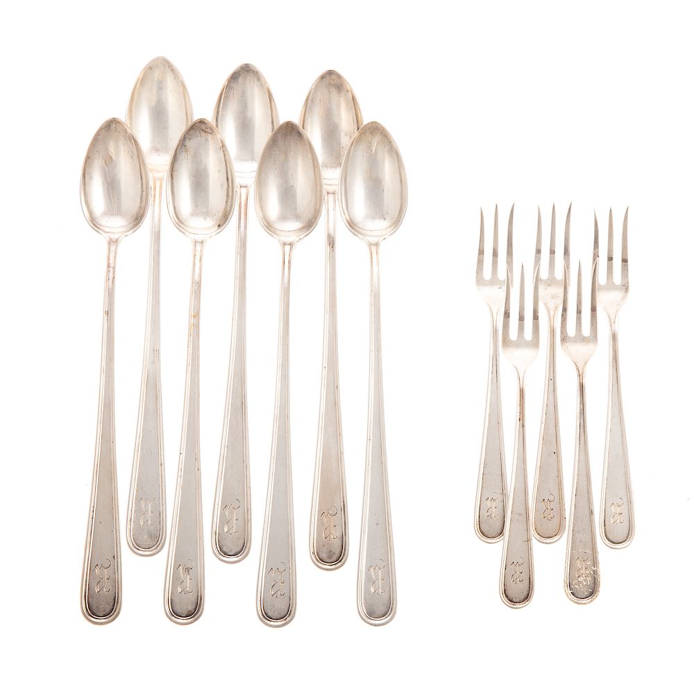 Appraisal: Kirk Calvert Sterling -pc Flatware Stamped S Kirk Son Inc