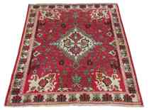 Appraisal: Tabriz Carpet ca 's Area carpet with bright red central