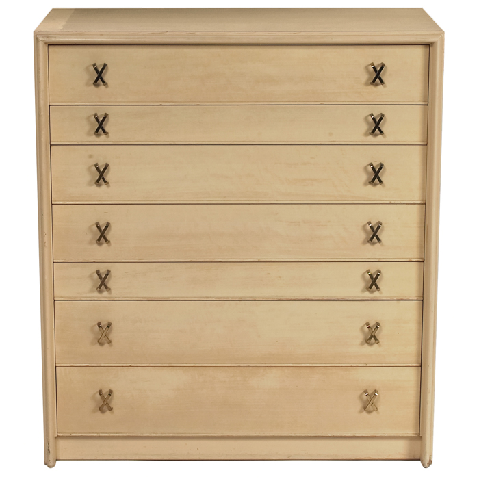 Appraisal: Paul Frankl dresser by Johnson Furniture Co seven drawers all