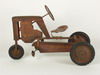 Appraisal: PEDAL TRACTOR - Circa Western Flyer Wizard pedal tractor rolled