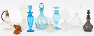 Appraisal: NINE PERFUME BOTTLES NINE PERFUME BOTTLES H TO Comprising scent