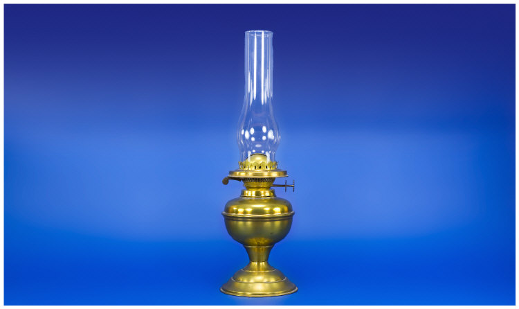 Appraisal: Brass Oil Lamp standing inches in height