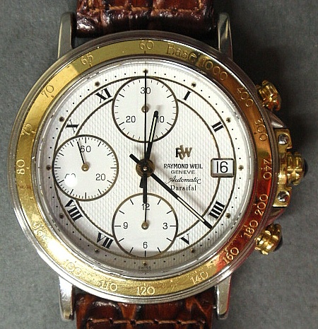 Appraisal: - Raymond Weil Geneva men s wristwatch Chronograph Automatic Parsifal