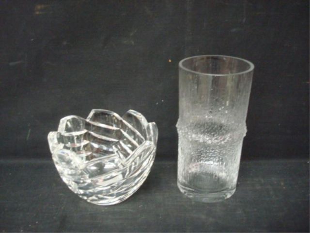 Appraisal: Tapio Wirkkala Edenfalk Kosta Vases Signed TW on base of