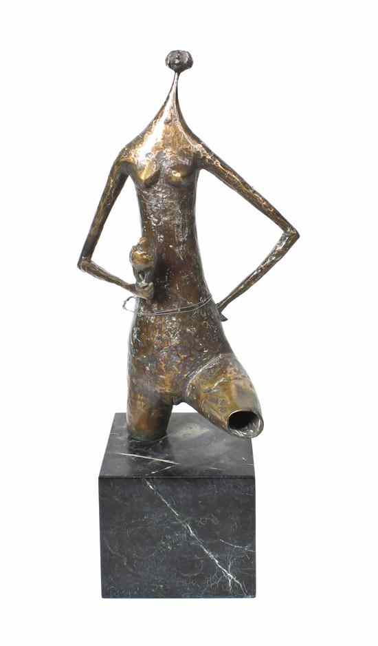 Appraisal: Bill Jamison American th century Untitled bronze Height inches