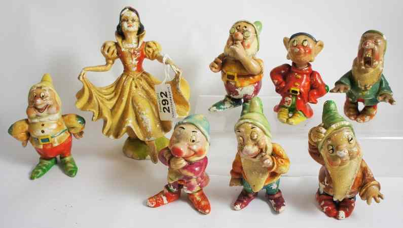 Appraisal: A Wade Set of Cellulose Snow White and the Seven