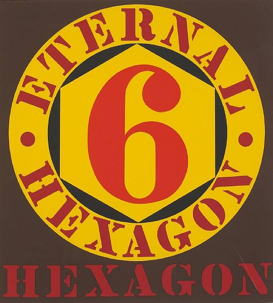 Appraisal: Robert Indiana American born Eternal Hexagon from Ten Works by