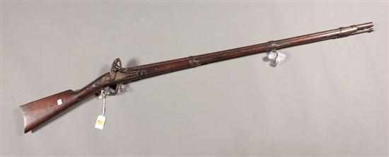 Appraisal: J J Henry Flintlock musket marked ''J J MW J