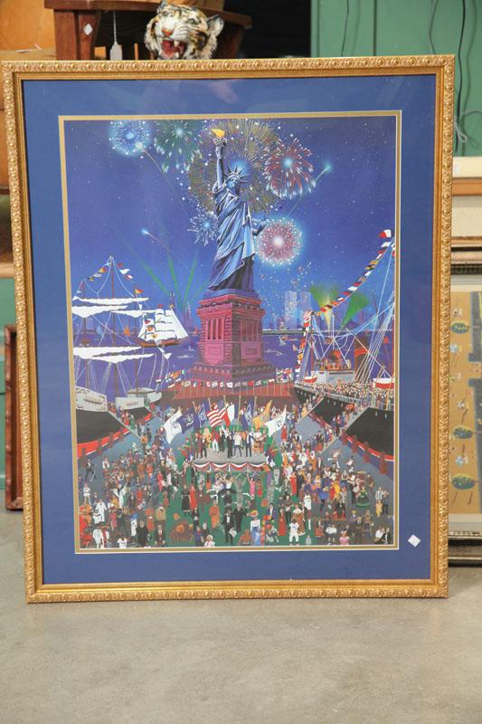 Appraisal: ANIMATION CELL New York and The Statue of Liberty by