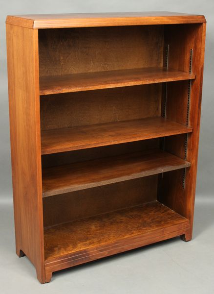 Appraisal: th Century Federal-style walnut bookcase h x w x d