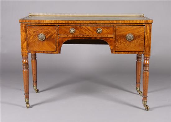 Appraisal: A George III Mahogany Writing Desk Height x width x