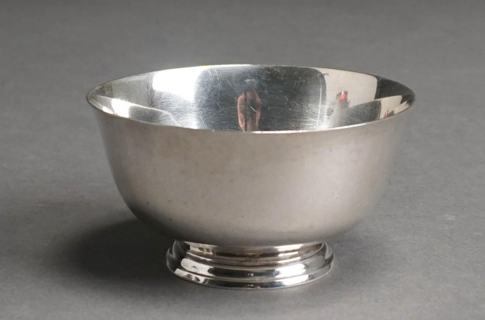 Appraisal: SHREVE CRUMP LOW PAUL REVERE REPRODUCTION STERLING SILVER BOWL OZTShreve