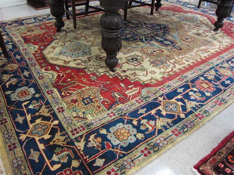 Appraisal: HAND KNOTTED ORIENTAL CARPET Persian Serapi design ' x '