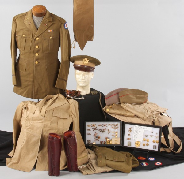 Appraisal: Large pre WWII uniform grouping for Brigadier General William Hesketh