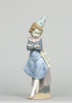 Appraisal: Lladro Clown with Trumpet Sculptor Salvador Debon Issued Retired Apprx