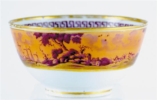 Appraisal: Rare Chinese Export porcelain bowl circa flared footed bowl extensively