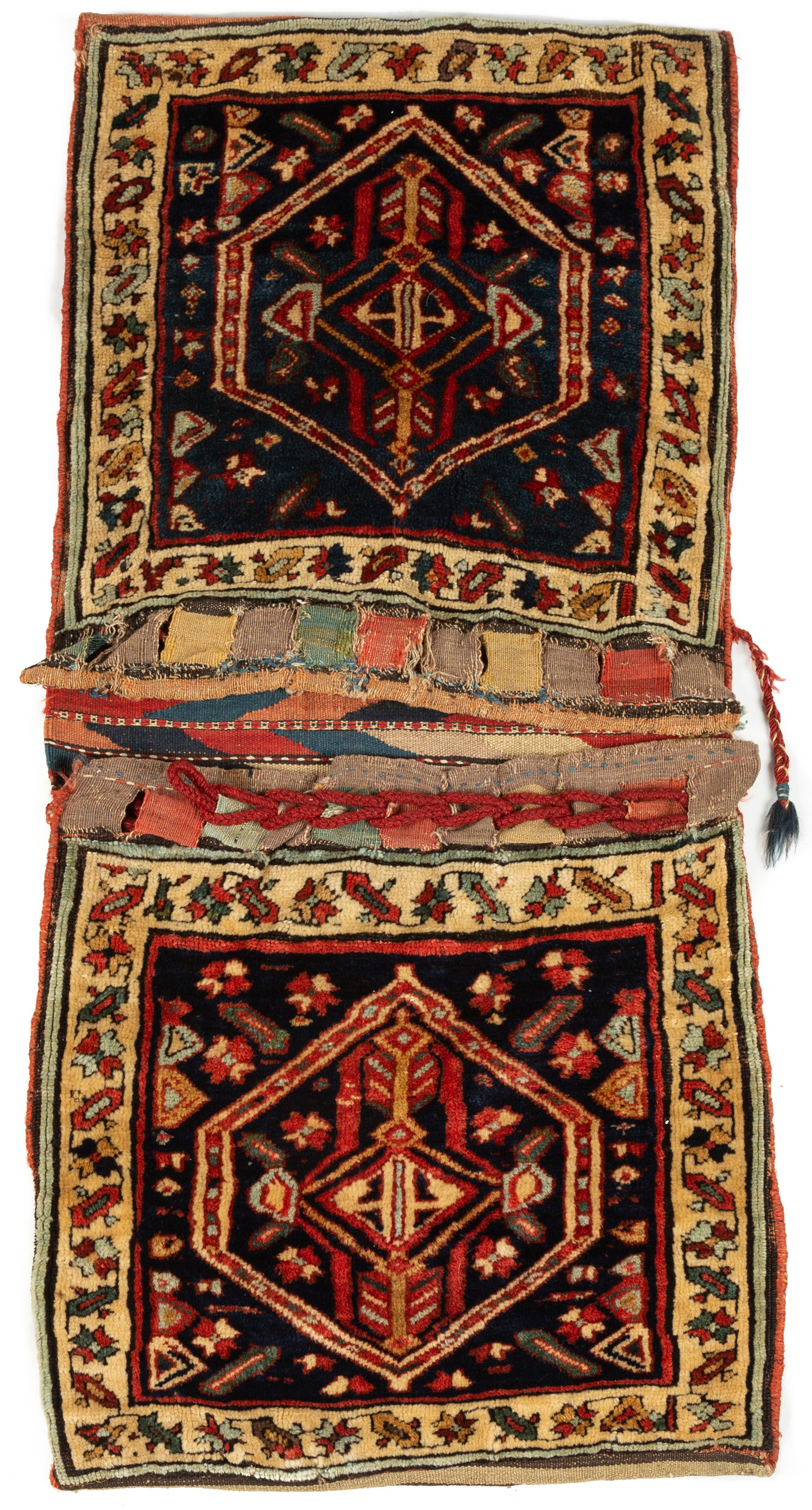 Appraisal: BALOUCH KURDISH SADDLE BAG Early th century