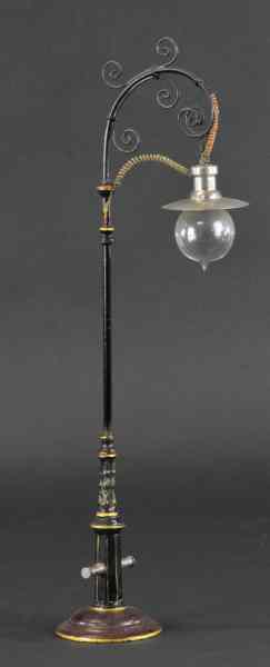 Appraisal: MARKLIN TALL ARC LAMP Germany very early and ornate example