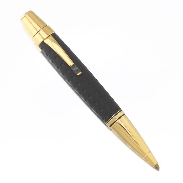 Appraisal: MONTBLANC BOHEME DOUE GOLD PLATED BALLPOINT PEN Gold-plated clip set