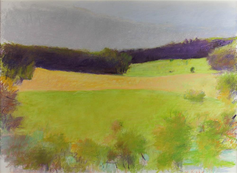 Appraisal: WOLF KAHN GERMAN AMERICAN - LANDSCAPE Pastel on paper x