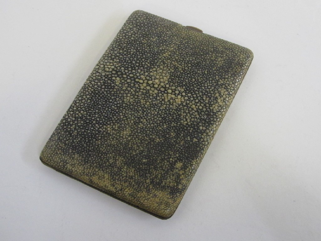 Appraisal: Shagreen cigarette case