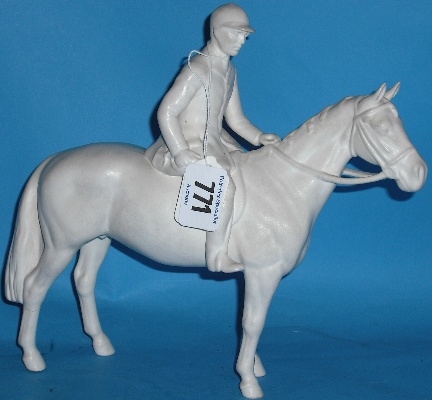 Appraisal: Beswick Huntsman on Horse in White Satin Matt back leg