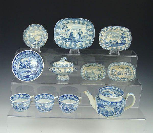 Appraisal: ACCUMULATED GROUP CHILDS TRANSFERWARE Includes pieces of Brameld early th