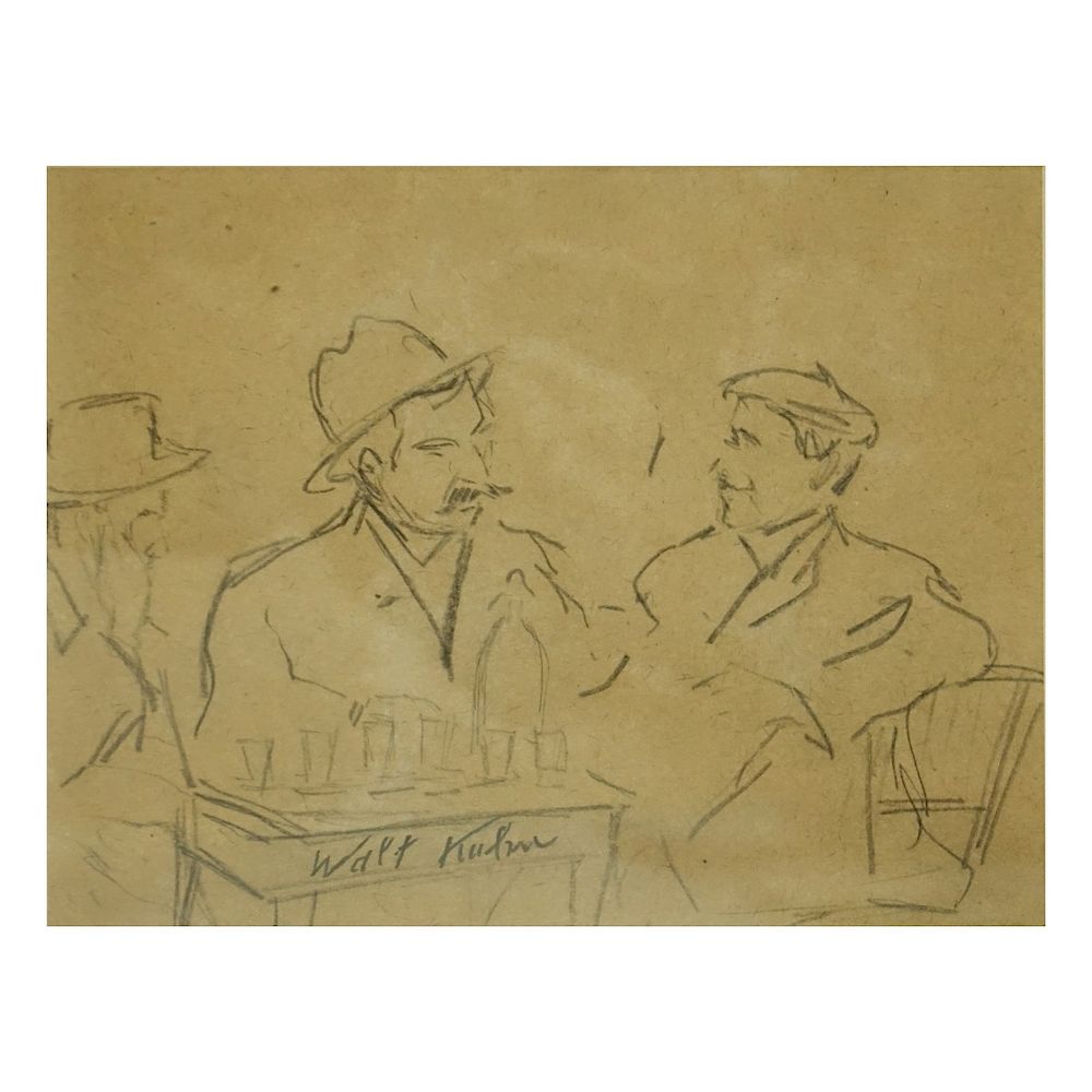 Appraisal: Walt Francis Kuhn - Drawing Walt Francis Walter Kuhn American