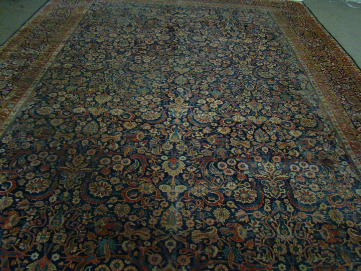 Appraisal: Antique Tabriz Carpet ' x '