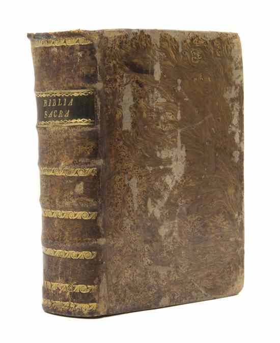 Appraisal: BIBLE LATIN Biblia ad vetustissima exemplaria Venice Hieronymus Polus vo