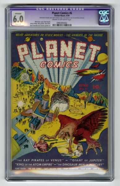 Appraisal: Planet Comics CGC Fiction House Click for full description