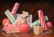 Appraisal: Gayle B Tate American b Sweet Tooth a trompe l'oeil