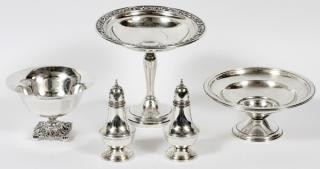 Appraisal: AMERICAN STERLING SILVER TABLE ARTICLES PIECES AMERICAN STERLING SILVER TABLE