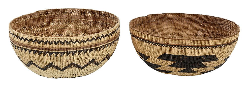 Appraisal: Two Northern California Yukok Karok Baskets early to mid th