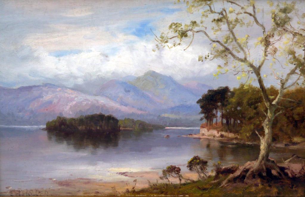 Appraisal: EDWARD HENRY HOLDER fl - DERWENTWATER signed lower left oil