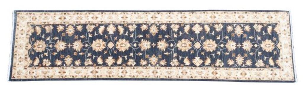 Appraisal: Hand-tied Kazak runner Pakistan approx ' l ' w