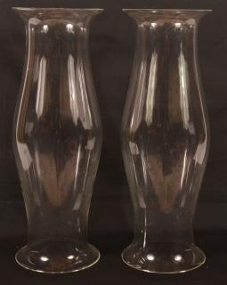 Appraisal: Pair of th C Large Candle Globes Pair of th