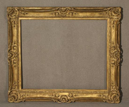 Appraisal: George III Style Giltwood Frame th Century Sight size -