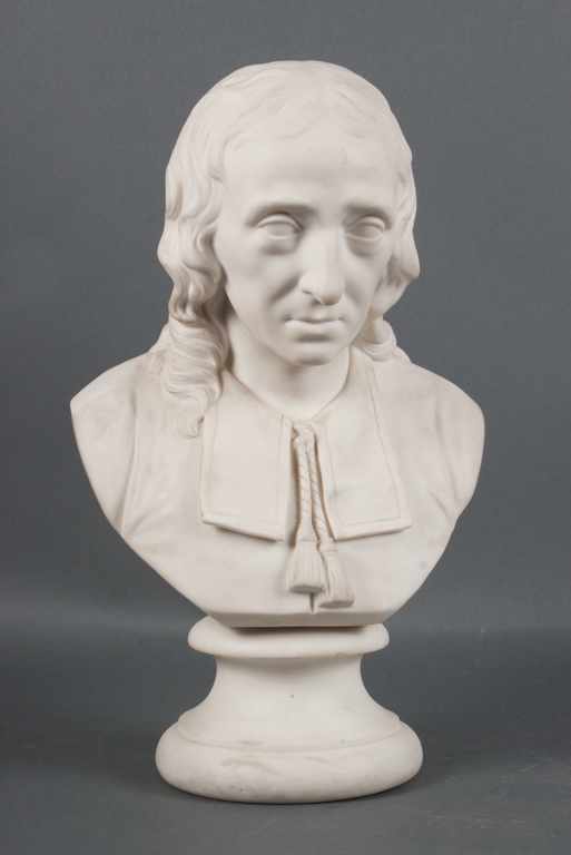 Appraisal: Wedgwood parianware bust of John Milton mid- th century half-length